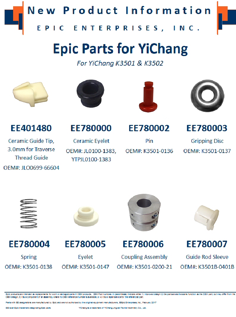 Epic Parts for YiChang